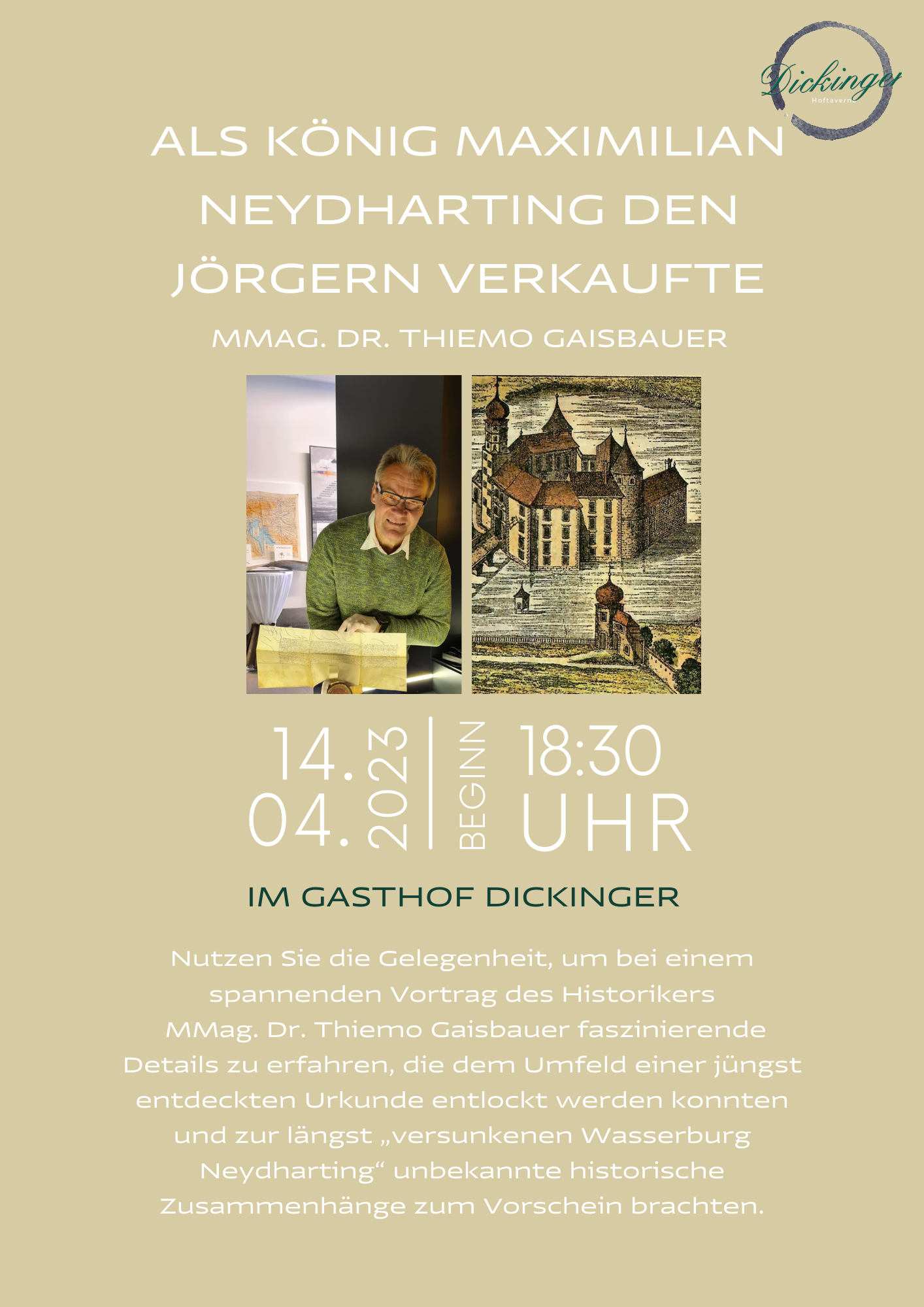 historischer Vortrag Thiemo Gaisbauer